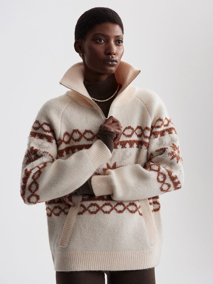 Whitecap Grey Fairisle