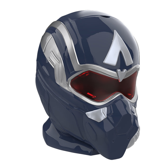 Front view of the Captain America Brave New World helmet light up popcorn bucket showing the detailed 3D design