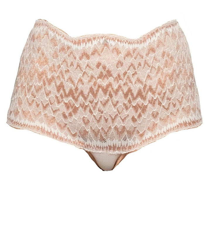 Cardin Copper Metallic Highwaisted Thong - Carol Coelho Intimates