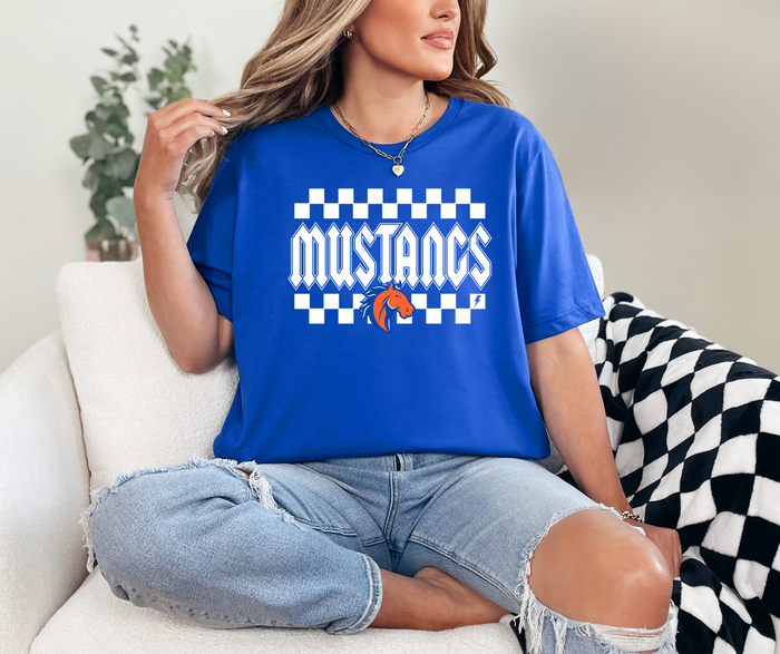 Checkered Mustangs