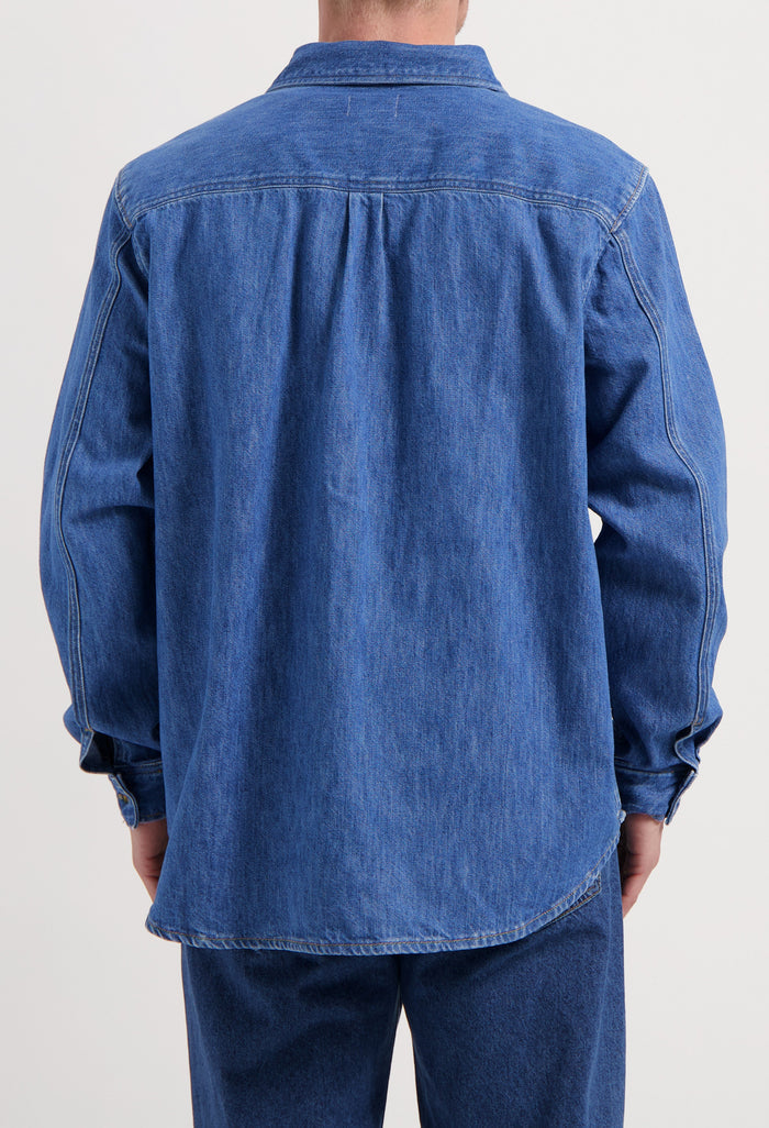Chris Denim Shirt - Medium Stone - 25