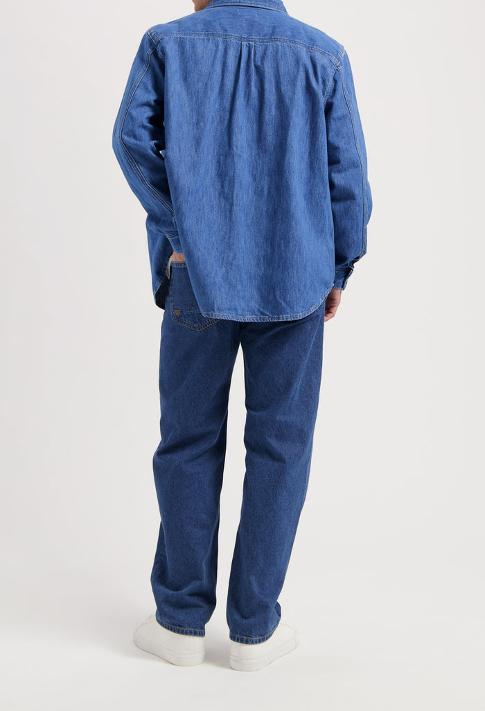 Chris Denim Shirt - Medium Stone - 25