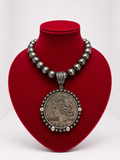 Chunky Coin Navajo Necklace