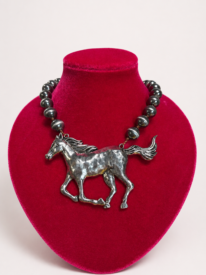 Chunky Horse Necklace