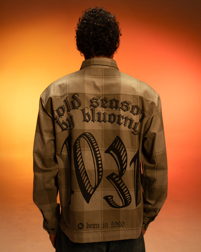 Clay Plaid Shacket