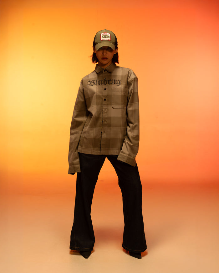 Clay Plaid Shacket