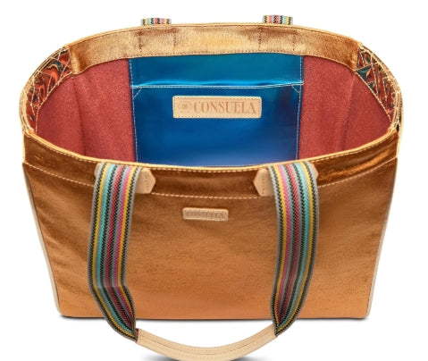 Consuela Bronzed Journey Tote