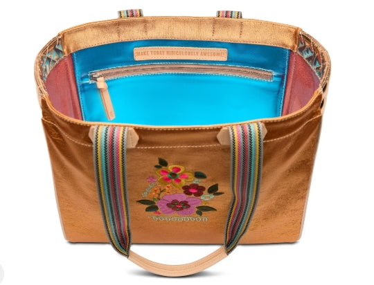 Consuela Bronzed Journey Tote