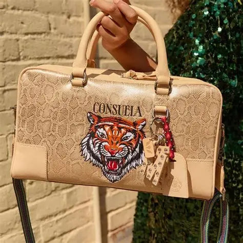 Consuela Gilded Satchel