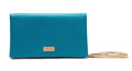 Consuela Peacock Foldover Clutch 1366