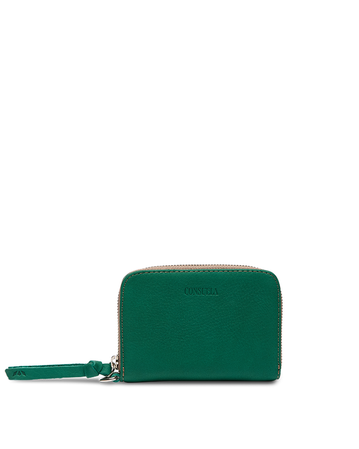 Consuela Teal Zippy Wallet