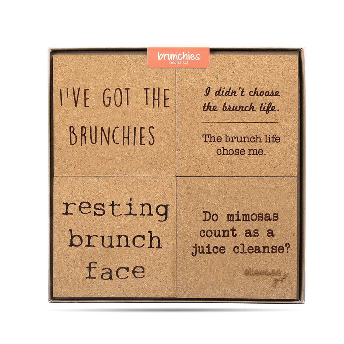 Cork Coaster Set