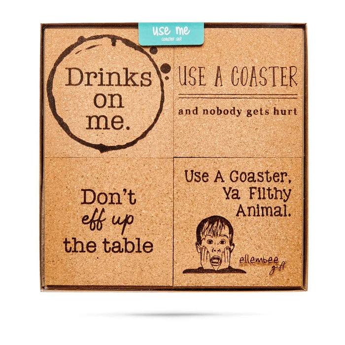 Cork Coaster Set