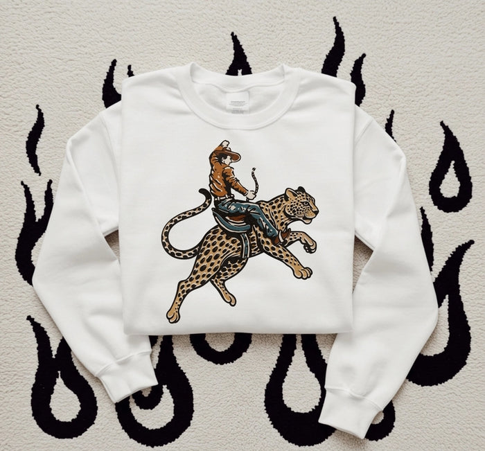 Cowboy Jaguar Crewneck