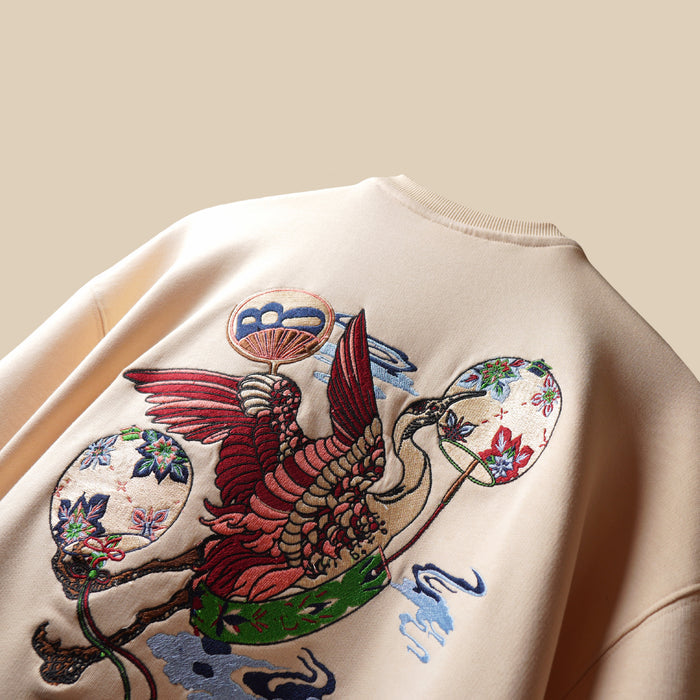 Cream Crane T-Shirt