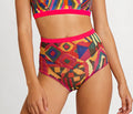 Cuzco Print Highwaisted Hot Pants