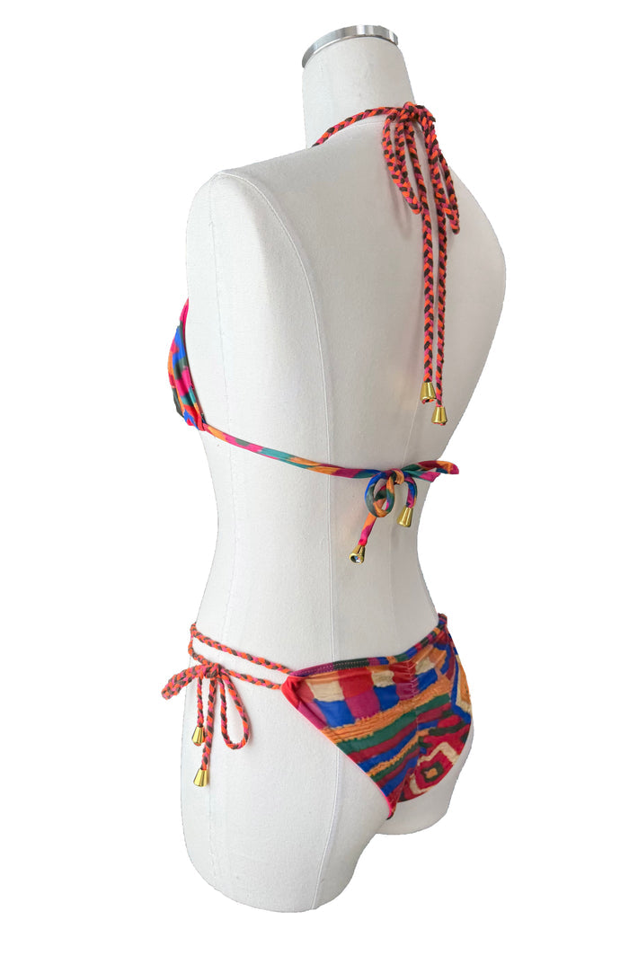 Cuzco Printed Triangle Bikini