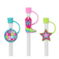 Disco Cowgirl Straw Toppers