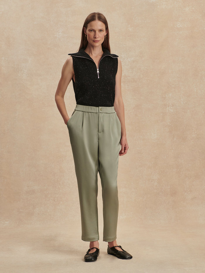 Gravity Sage|Hanover Tapered Leg Pant 29 Gravity Sage, front view showcasing a tailored tapered leg silhouette.