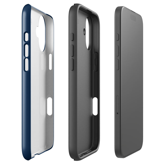 Fandango Cinefreak iPhone case angled to show the glossy polycarbonate outer shell finish