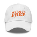 Fandango Dad Hat Whimsical We Love Free front view