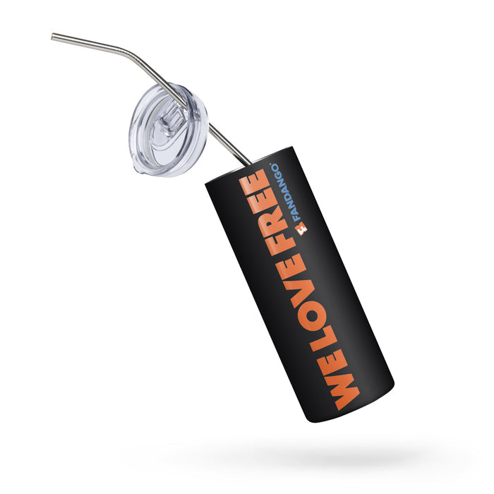 Fandango branded reusable drinkware tumbler for hot and cold beverages
