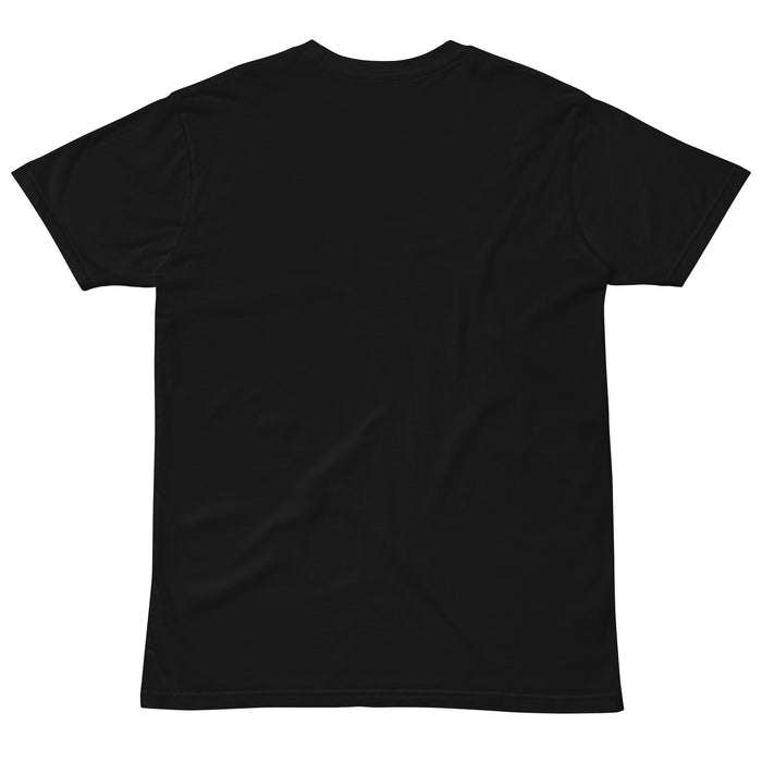 Fandango Simple We Love Free Unisex T-Shirt close-up of graphic design on white