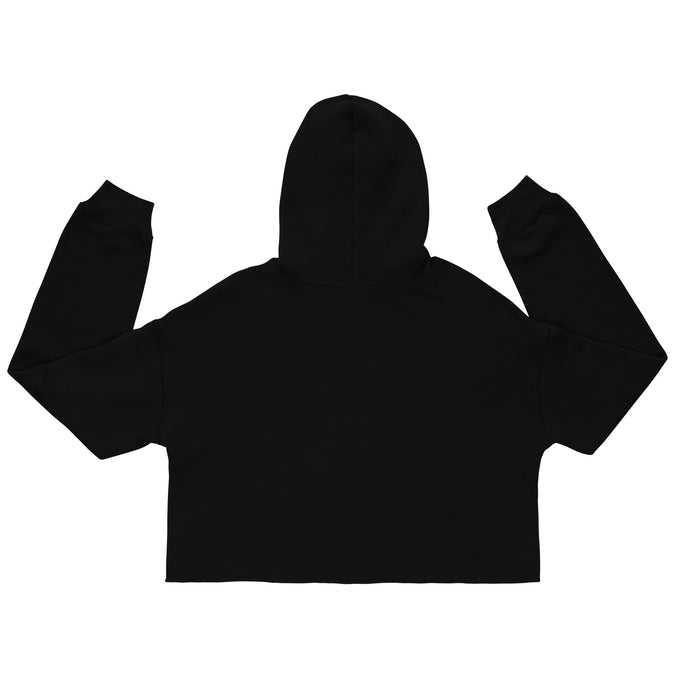 Fandango Women's Crop Hoodie Whimsical We Love Free back view