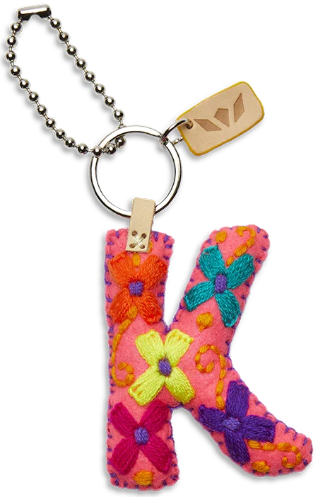FELT ALPHABET CHARM - PINK