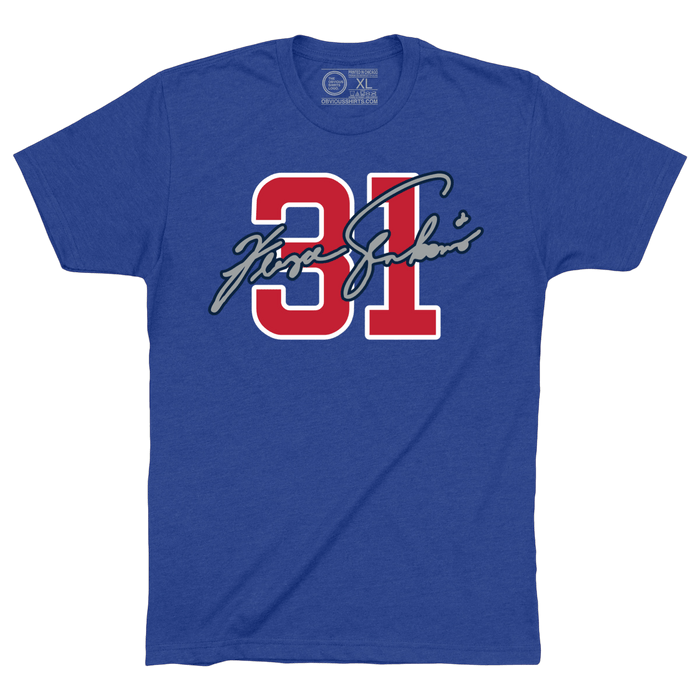 FERGIE JENKINS 31 SIGNATURE. - OBVIOUS SHIRTS
