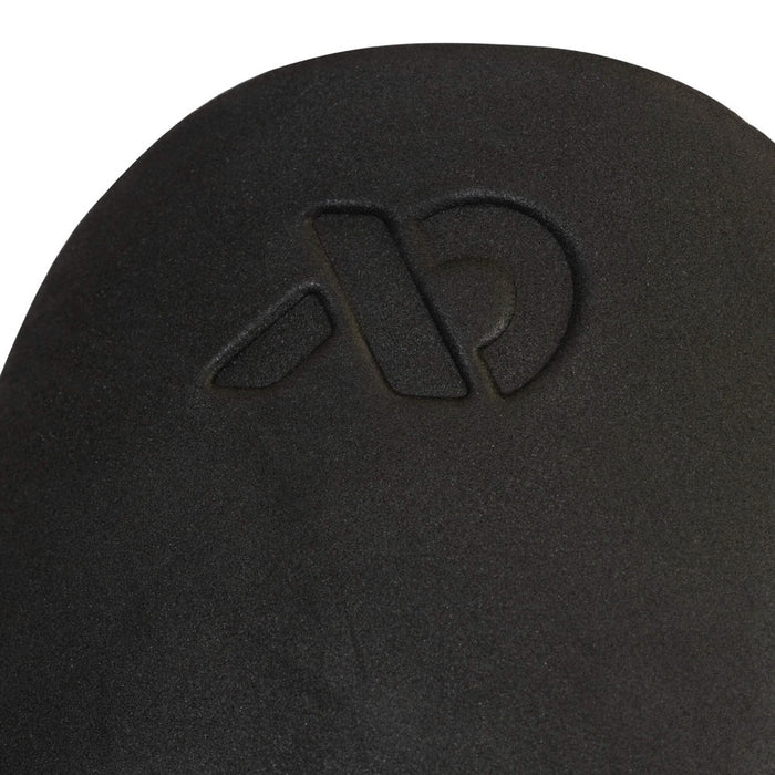 Black textured foam insole with an embossed 'AP' logo.