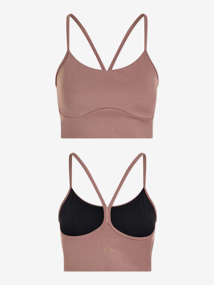 Antler|FREESOFT Emmie Bralette in Antler, soft fabric, product shot.