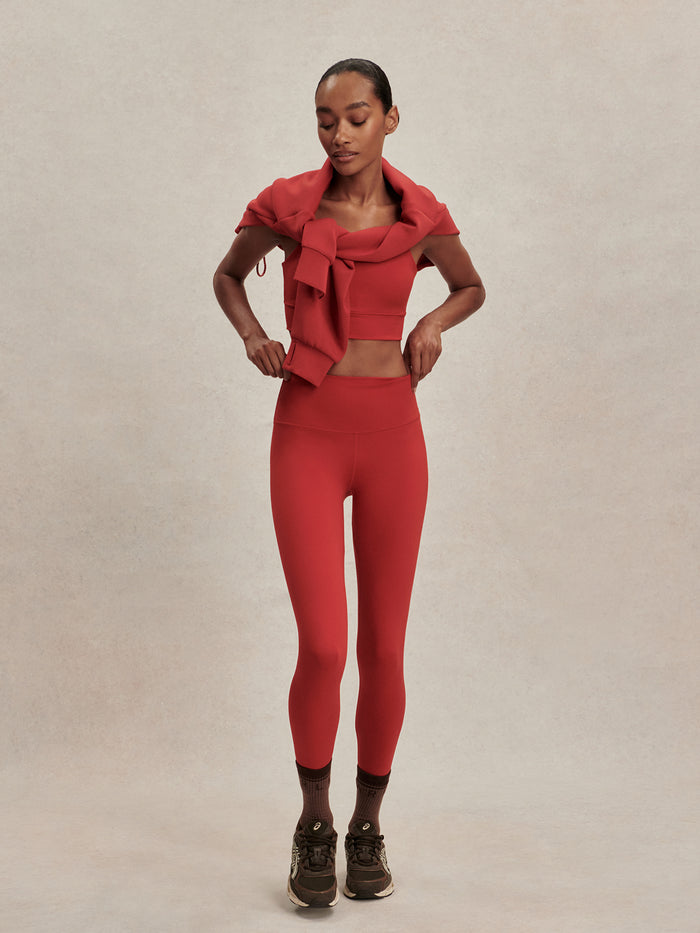 Lava Falls|FREESOFT High-Rise Legging 28 Lava Falls in soft Freesoft fabric, women's leggings.