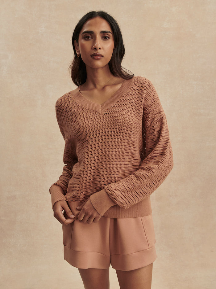 Gaia V Neck Sweater
