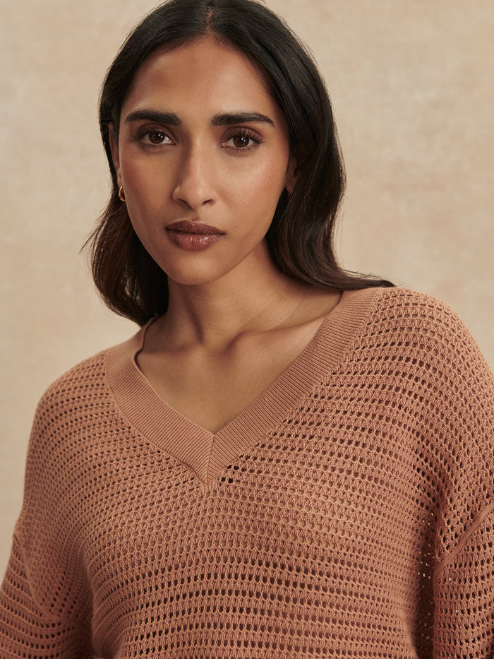 Gaia V Neck Sweater