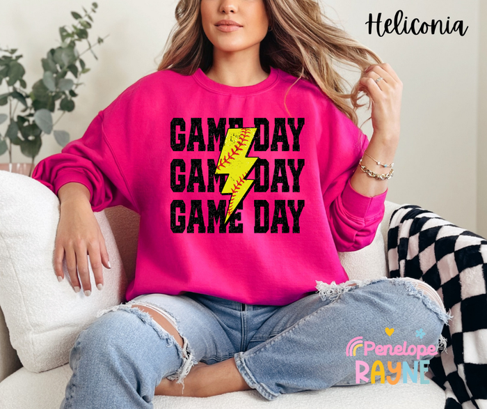 Game Day- Softball Bolt