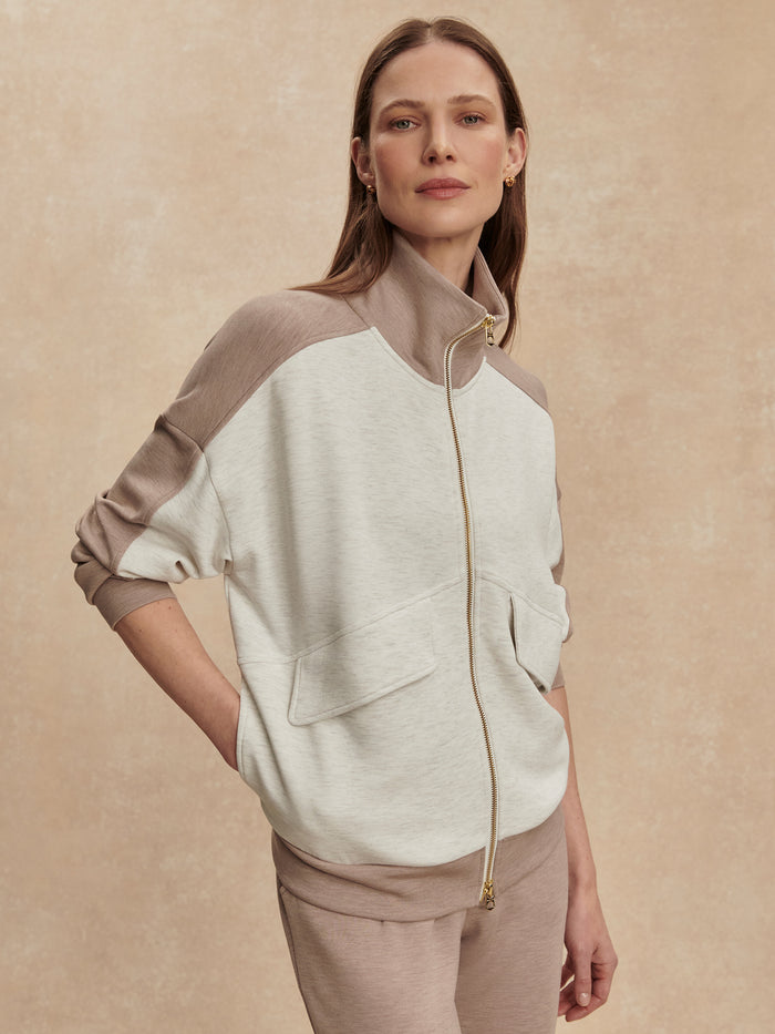 Ivory Marl/ Taupe Marl