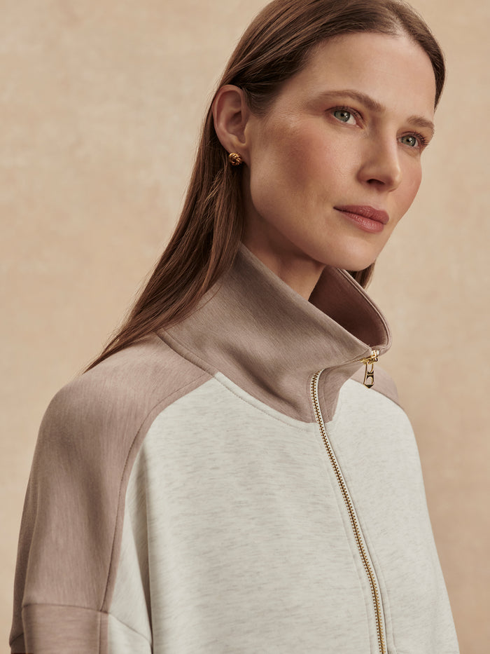 Ivory Marl/ Taupe Marl