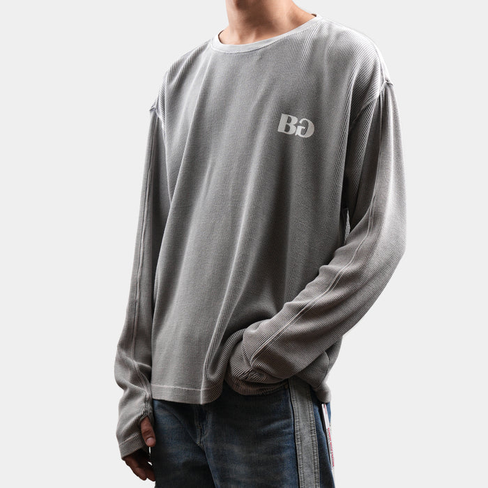 Glacier Grey Full Sleeve T-Shirt
