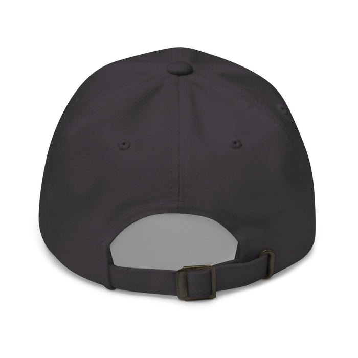 Side profile view of the unstructured six-panel Gladiator II cotton baseball cap