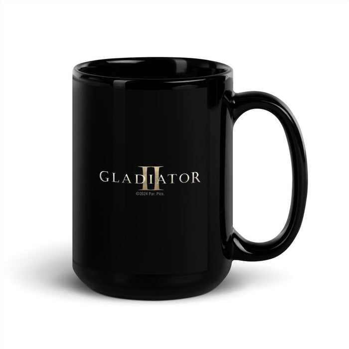 Gladiator II Lucius mug displayed against a neutral background