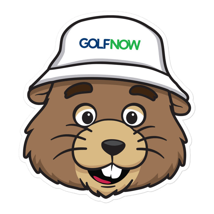 GolfNow Gopher Sticker showing playful gopher design