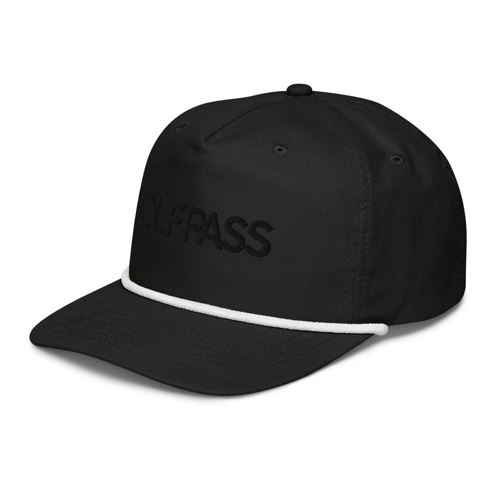 GolfPass Golf Rope Hat side profile on white background