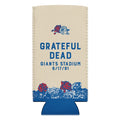 Classic rock themed can cooler for tailgates and parties