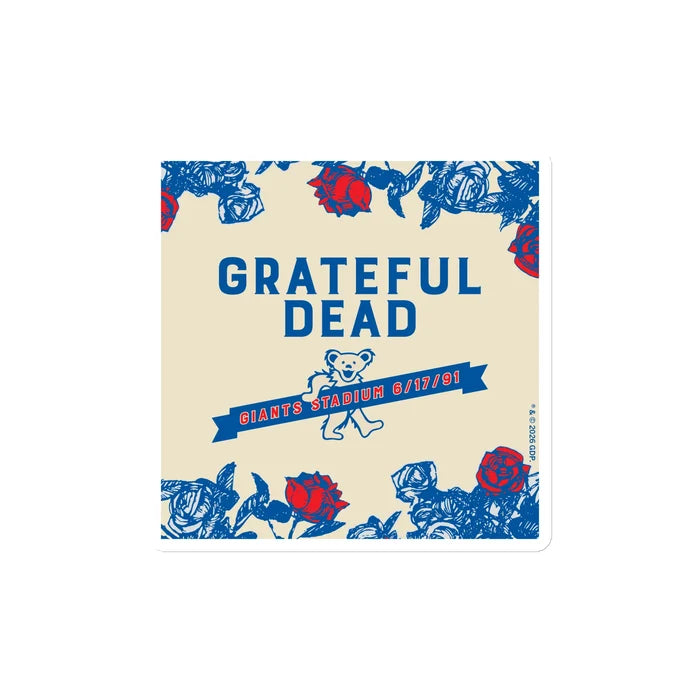 Grateful Dead Giants Stadium Magnet showing iconic concert artwork
