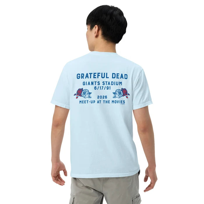 Close-up of Grateful Dead Giants Stadium t-shirt artwork