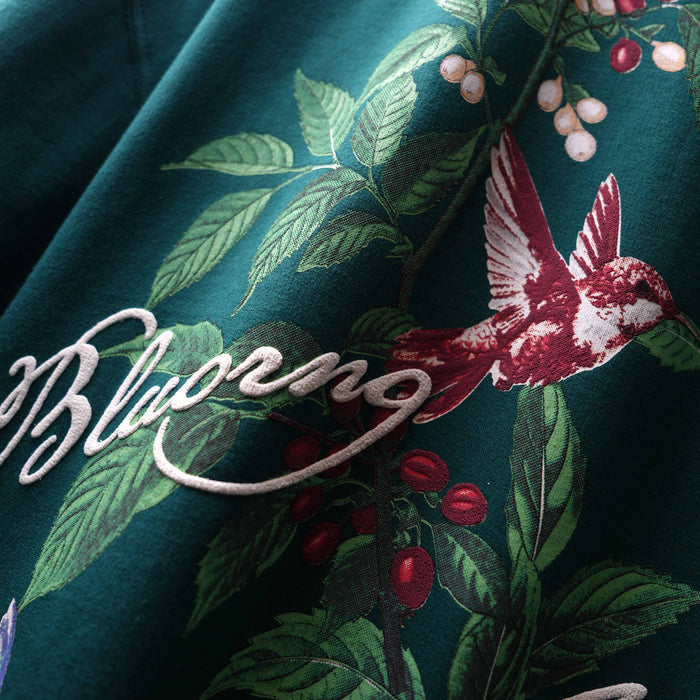 Green Hummingbird Round Neck T-Shirt
