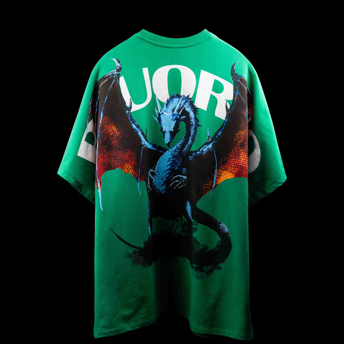 Oversized green streetwear tee