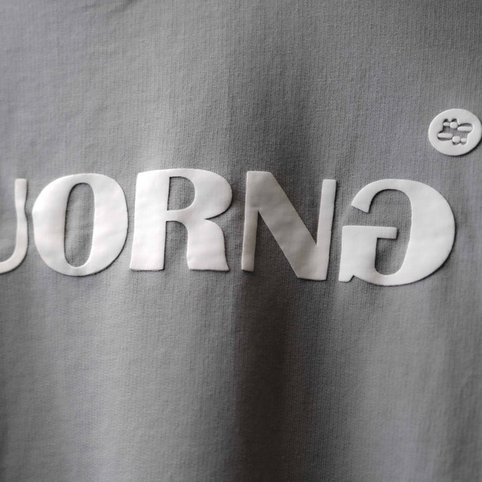 Grey Basic HD Print T-Shirt