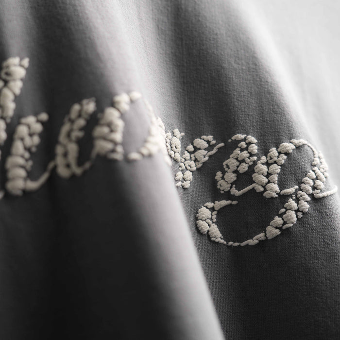 Grey oversized t-shirt premium crocodile artwork